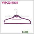 A very perfect velvet flocking hanger combination of tie rack belt hook shirt hanger